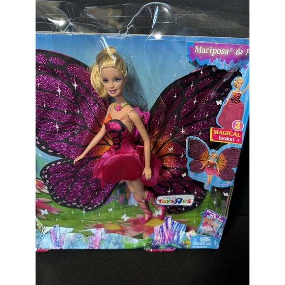 2012 Barbie Doll Mariposa and The Fairy Princess with Boy Prince NIB (dent) B-2 - Picture 10 of 12